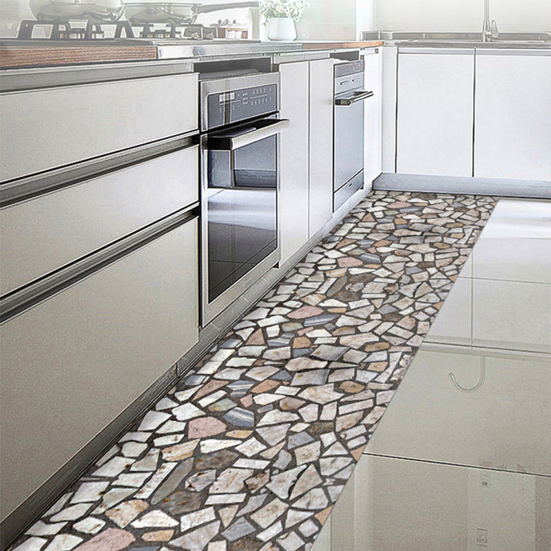 Frendorf | Moderner Stil Quadratisches PVC-Bodenbelag Stein-Design Peel and Stick Vinyl-Bodenbelag