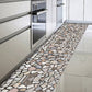 Frendorf | Moderner Stil Quadratisches PVC-Bodenbelag Stein-Design Peel and Stick Vinyl-Bodenbelag