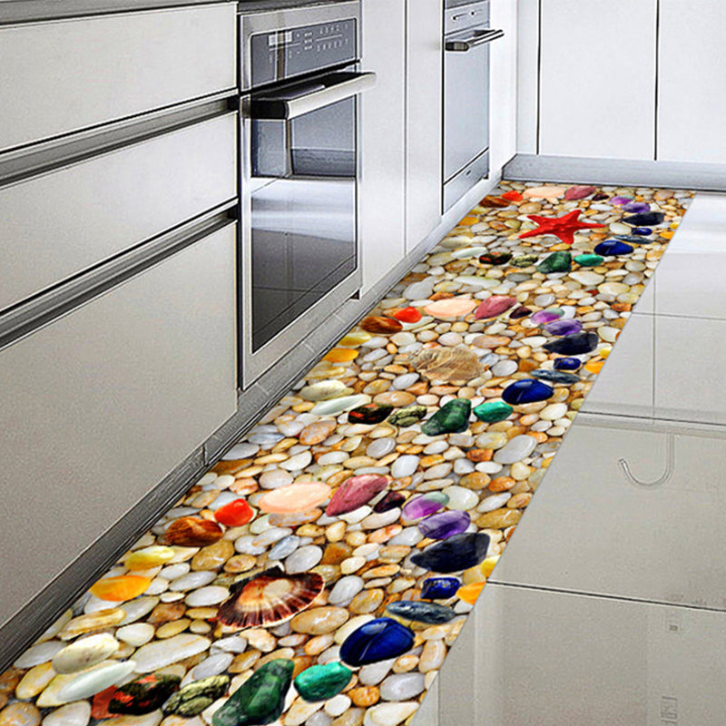 Frendorf | Moderner Stil Quadratisches PVC-Bodenbelag Stein-Design Peel and Stick Vinyl-Bodenbelag