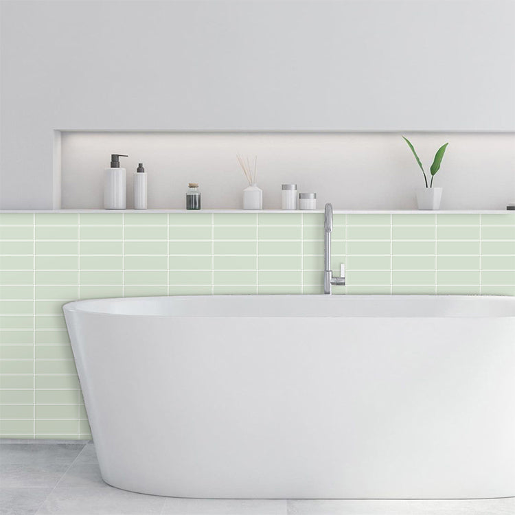Frendorf | Peel- und Stickfliesen Wasserdichtes Kunststoff Rechteck Peel & Stick Fliese für die Küche 2er-Pack