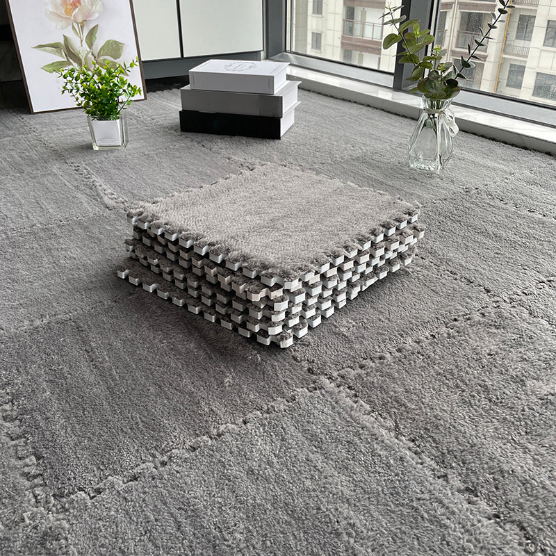 Frendorf | Mehrfarbige Level Loop Teppichfliese Rutschfeste Verbund-Bodenfliesen für Schlafzimmer