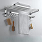 Frendorf | Modernes Edelstahl-Badezimmer-Set Papierhalter Badregal Badezimmerzubehör
