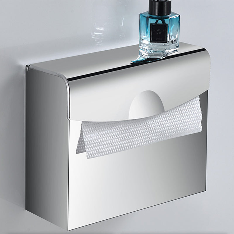 Frendorf | Modernes Edelstahl-Badezimmer-Set Papierhalter Badregal Badezimmerzubehör