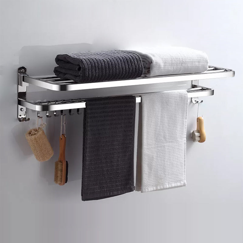 Frendorf | Modernes Edelstahl-Badezimmer-Set Papierhalter Badregal Badezimmerzubehör