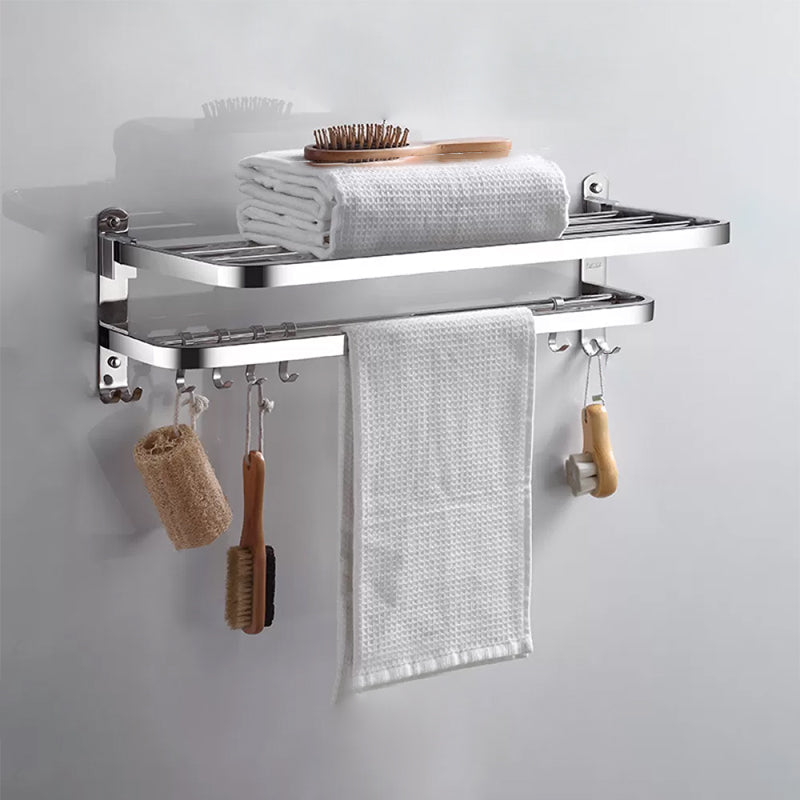 Frendorf | Modernes Edelstahl-Badezimmer-Set Papierhalter Badregal Badezimmerzubehör