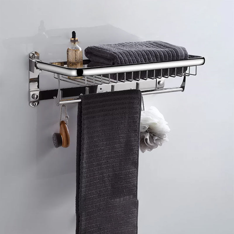 Frendorf | Modernes Edelstahl-Badezimmer-Set Papierhalter Badregal Badezimmerzubehör