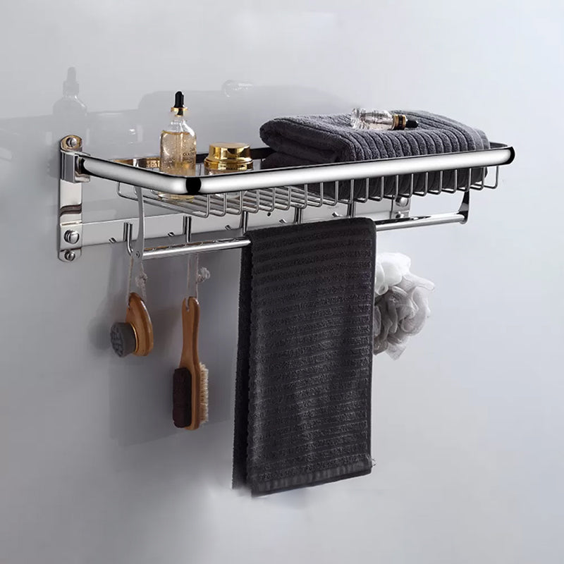 Frendorf | Modernes Edelstahl-Badezimmer-Set Papierhalter Badregal Badezimmerzubehör