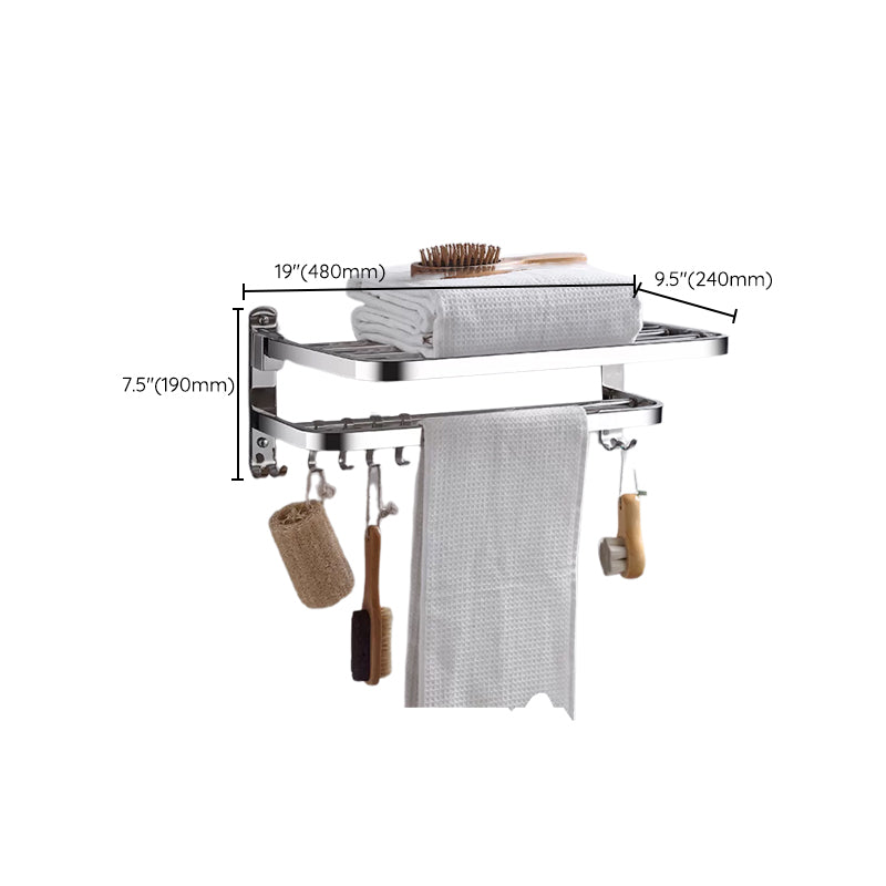 Frendorf | Modernes Edelstahl-Badezimmer-Set Papierhalter Badregal Badezimmerzubehör