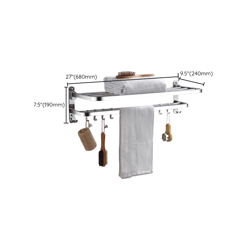 Frendorf | Modernes Edelstahl-Badezimmer-Set Papierhalter Badregal Badezimmerzubehör