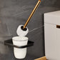 Frendorf | Traditionelles Schwarzes Aluminium Badbeschläge Set Badezimmer Zubehör Kit