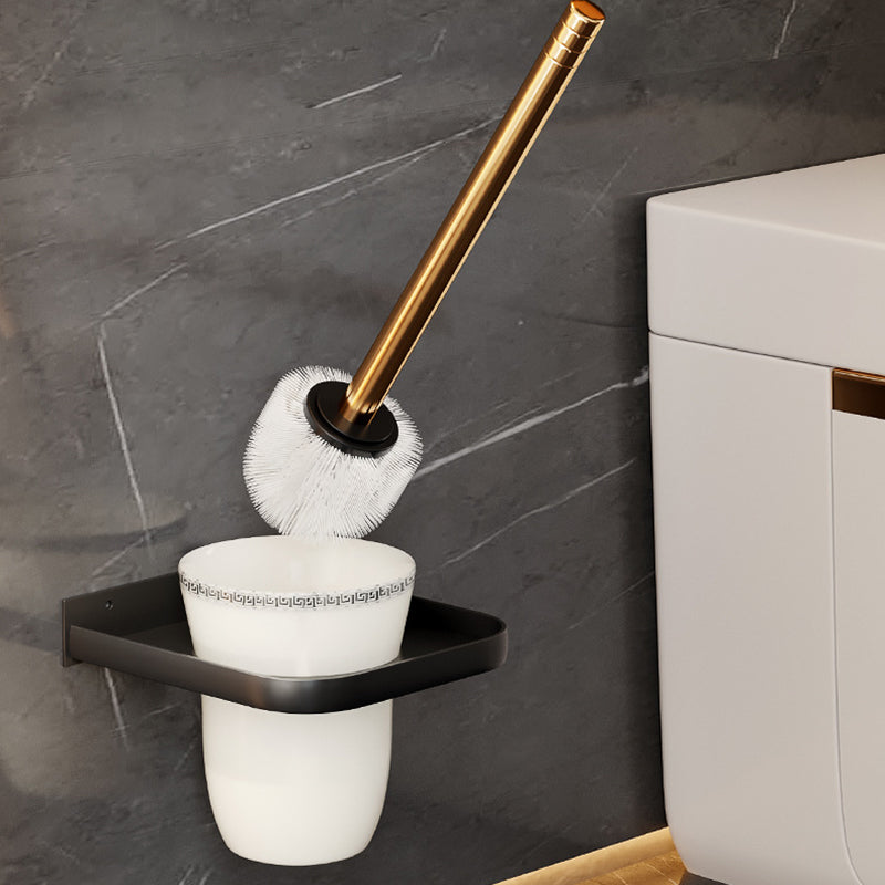 Frendorf | Traditionelles Schwarzes Aluminium Badbeschläge Set Badezimmer Zubehör Kit