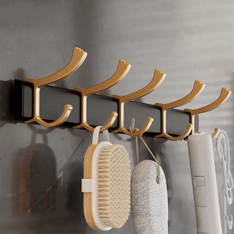 Frendorf | Traditionelles Schwarzes Aluminium Badbeschläge Set Badezimmer Zubehör Kit
