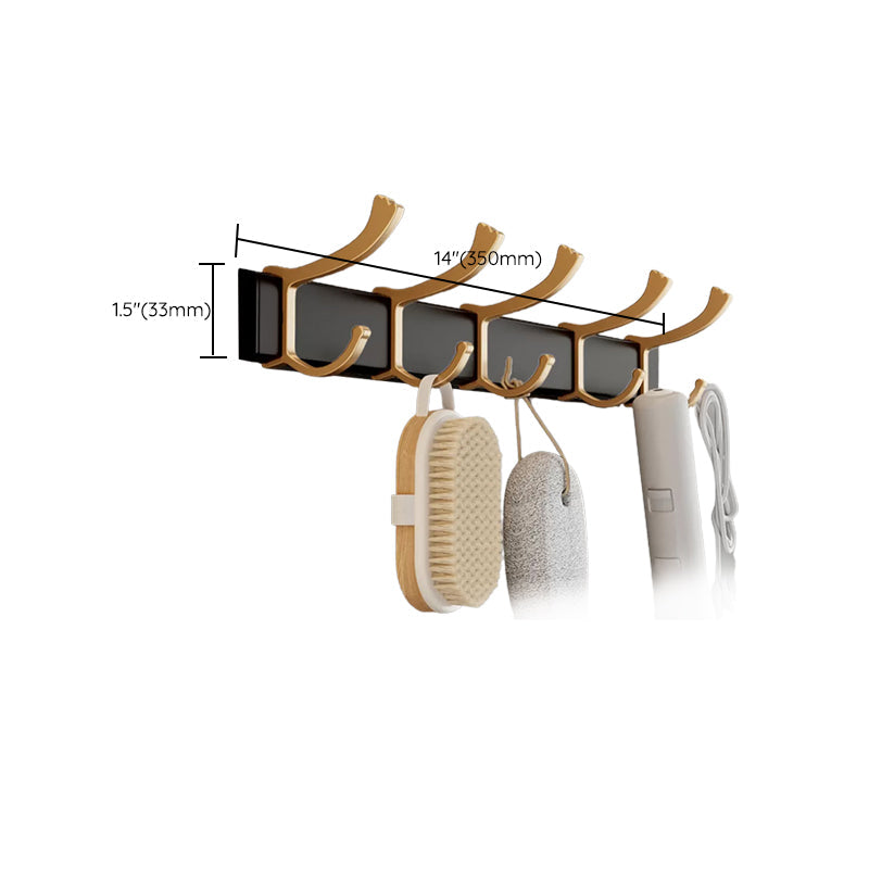 Frendorf | Traditionelles Schwarzes Aluminium Badbeschläge Set Badezimmer Zubehör Kit