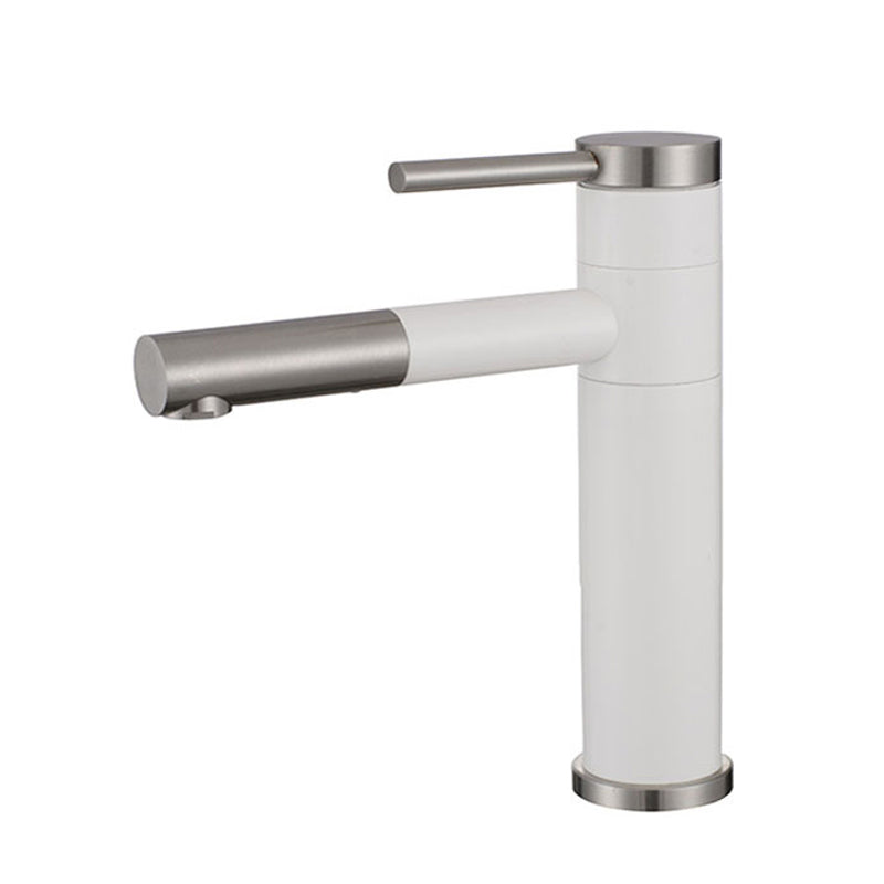 Frendorf | Moderner Vessel Sink Wasserhahn Edelstahl Einhand Niedriger Bogen Ausziehbarer Vessel Wasserhahn