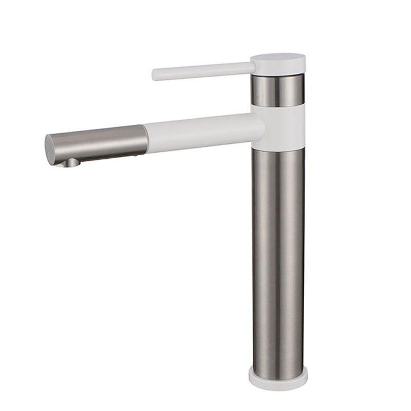Frendorf | Moderner Vessel Sink Wasserhahn Edelstahl Einhand Niedriger Bogen Ausziehbarer Vessel Wasserhahn