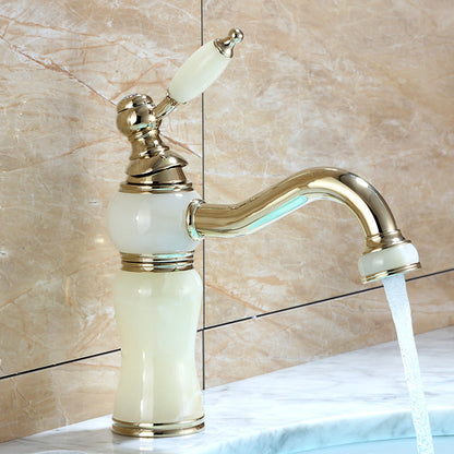 Frendorf | Luxury Vessel Faucet Messinghebelgriffe Niedriger Bogen Waschbeckenarmatur