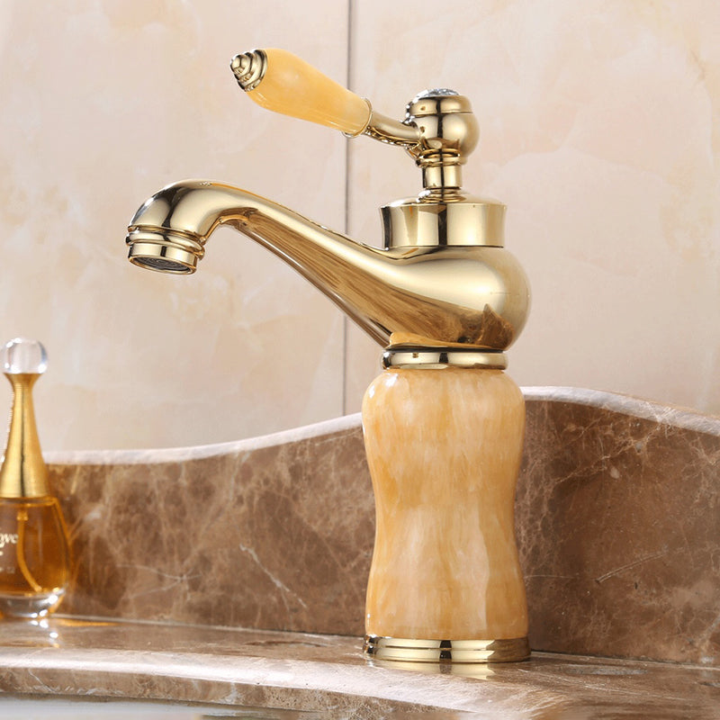Frendorf | Luxury Vessel Faucet Messinghebelgriffe Niedriger Bogen Waschbeckenarmatur