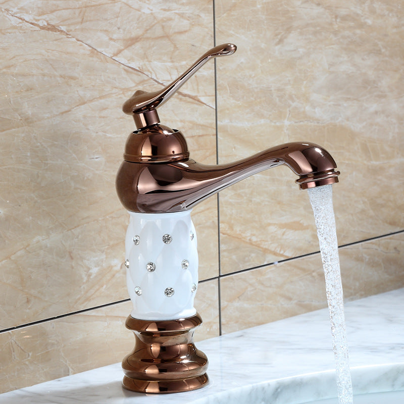 Frendorf | Luxury Vessel Faucet Messinghebelgriffe Niedriger Bogen Waschbeckenarmatur