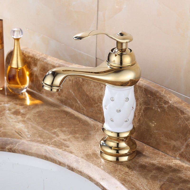 Frendorf | Luxury Vessel Faucet Messinghebelgriffe Niedriger Bogen Waschbeckenarmatur