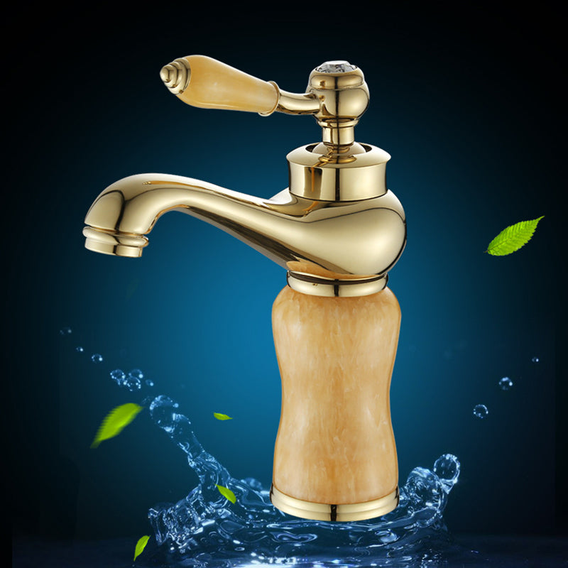 Frendorf | Luxury Vessel Faucet Messinghebelgriffe Niedriger Bogen Waschbeckenarmatur