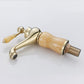 Frendorf | Luxury Vessel Faucet Messinghebelgriffe Niedriger Bogen Waschbeckenarmatur