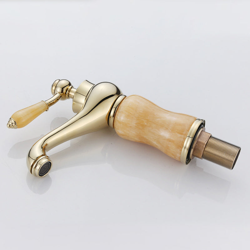 Frendorf | Luxury Vessel Faucet Messinghebelgriffe Niedriger Bogen Waschbeckenarmatur