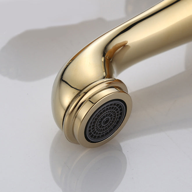 Frendorf | Luxury Vessel Faucet Messinghebelgriffe Niedriger Bogen Waschbeckenarmatur