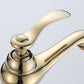 Frendorf | Luxury Vessel Faucet Messinghebelgriffe Niedriger Bogen Waschbeckenarmatur