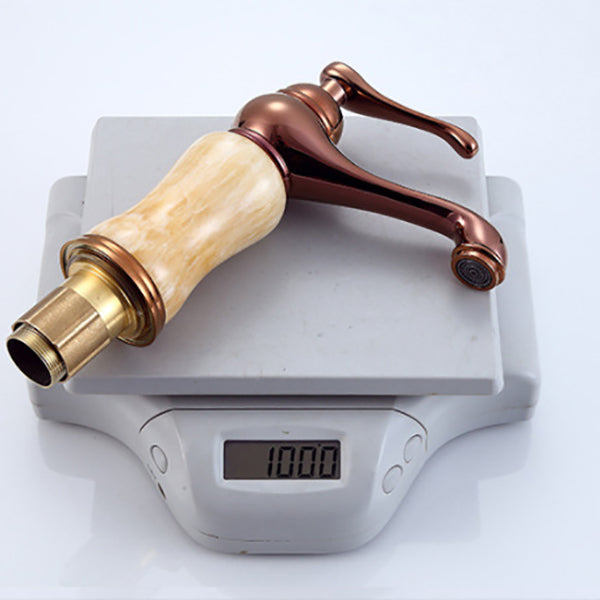 Frendorf | Luxury Vessel Faucet Messinghebelgriffe Niedriger Bogen Waschbeckenarmatur