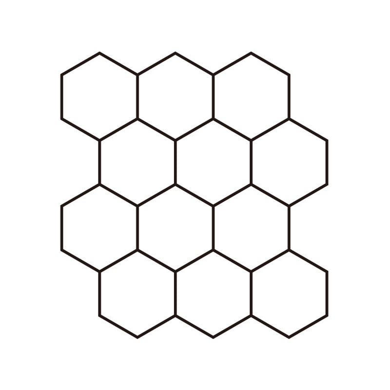 Frendorf | Peel and Stick Fliesen Hexagonale Kunststoff Wasserdichte Peel & Stick Fliese für Dusche 2-Pack