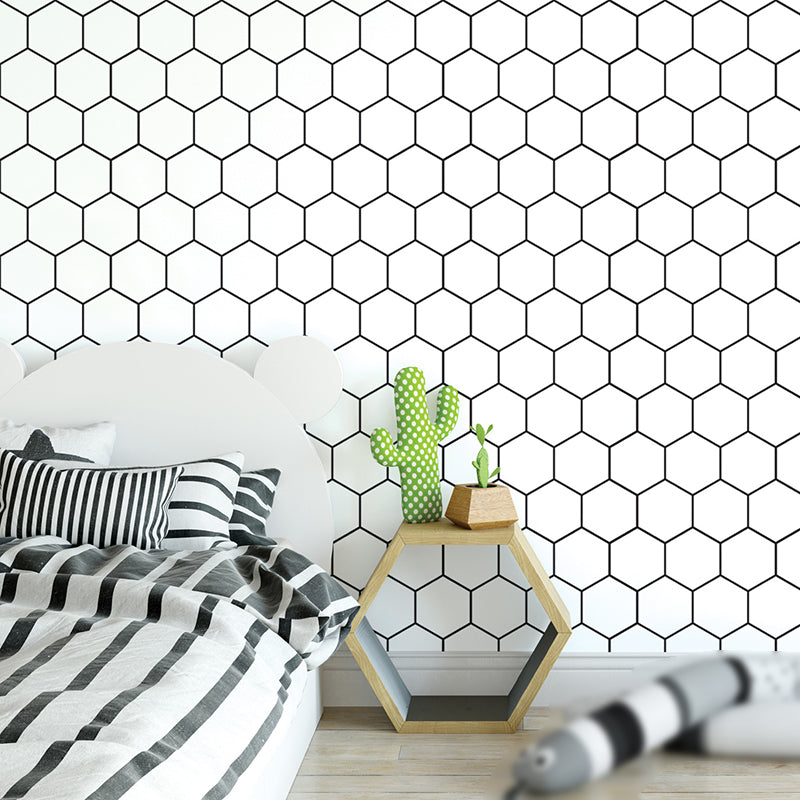 Frendorf | Peel and Stick Fliesen Hexagonale Kunststoff Wasserdichte Peel & Stick Fliese für Dusche 2-Pack