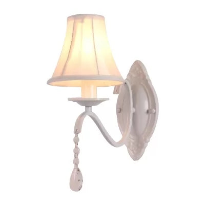 Frendorf | Moderne Uitlopende Schaduw Wandlamp met Druppelachtige Kristallen Metalen Wandkandelaar voor Meisjes Slaapkamer
