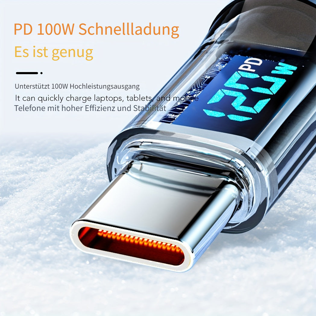 Frendorf | BlitzCharge Pro Turbo 120W 6A USBC Kabel mit Display