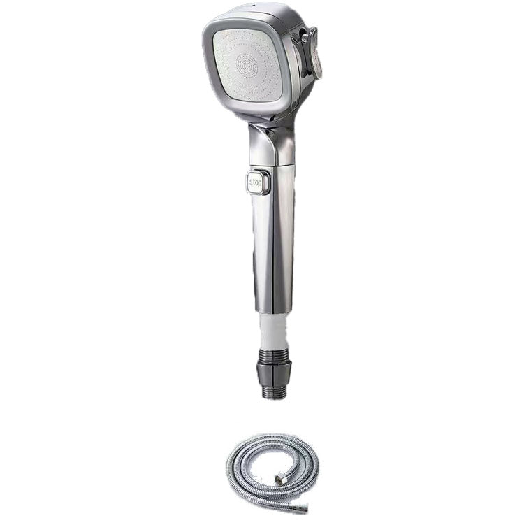 Frendorf | 4-Stufen Druckduschkopf Ein-Tasten Wasserstopp Handheld Duschkopf