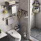 Frendorf | Schwarz & Messing Badezimmer Set Moderner Stil Badezimmerzubehör Als Einzelstück Oder Als Set