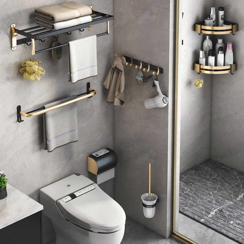 Frendorf | Schwarz & Messing Badezimmer Set Moderner Stil Badezimmerzubehör Als Einzelstück Oder Als Set