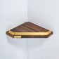 Frendorf | Holz- und Aluminium-Badehardware-Set Goldenes Badezimmerzubehör-Set