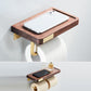 Frendorf | Holz- und Aluminium-Badehardware-Set Goldenes Badezimmerzubehör-Set