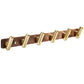 Frendorf | Holz- und Aluminium-Badehardware-Set Goldenes Badezimmerzubehör-Set