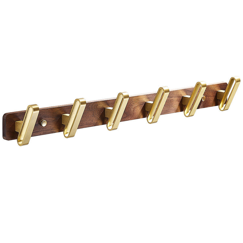 Frendorf | Holz- und Aluminium-Badehardware-Set Goldenes Badezimmerzubehör-Set