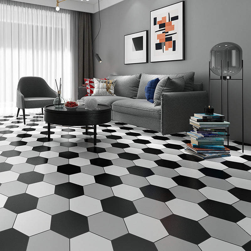 Frendorf | Badezimmer Wandbodenfliese Wasserdicht Geometrisches Muster Boden Tapete