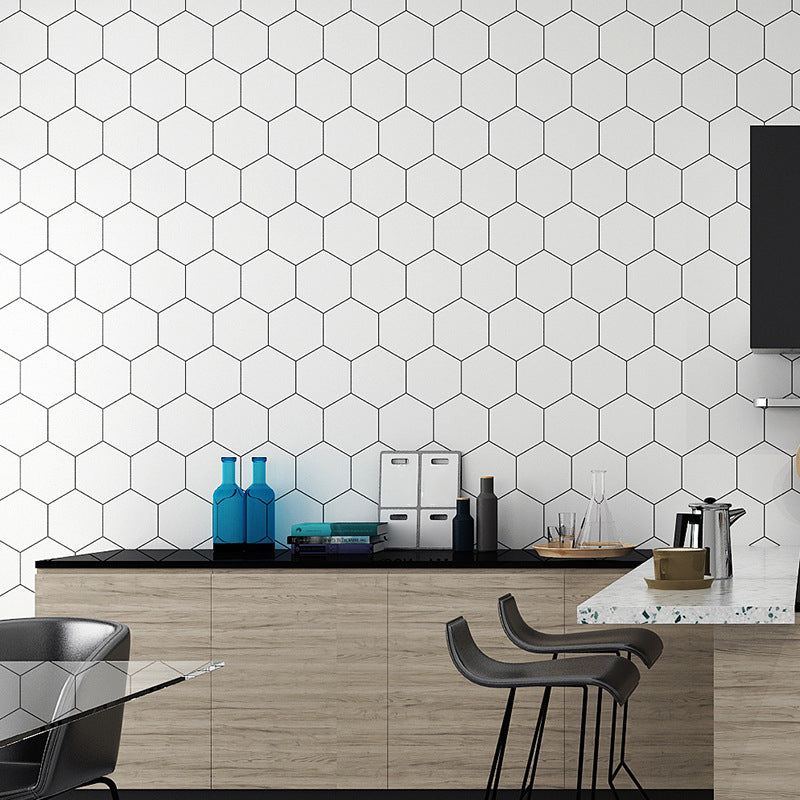 Frendorf | Badezimmer Wandbodenfliese Wasserdicht Geometrisches Muster Boden Tapete