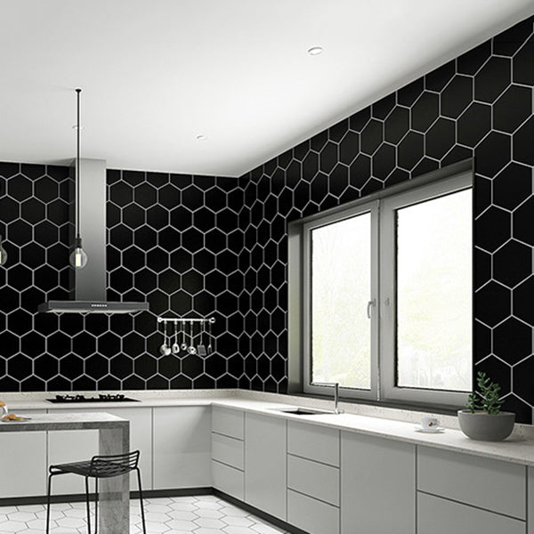 Frendorf | Badezimmer Wandbodenfliese Wasserdicht Geometrisches Muster Boden Tapete