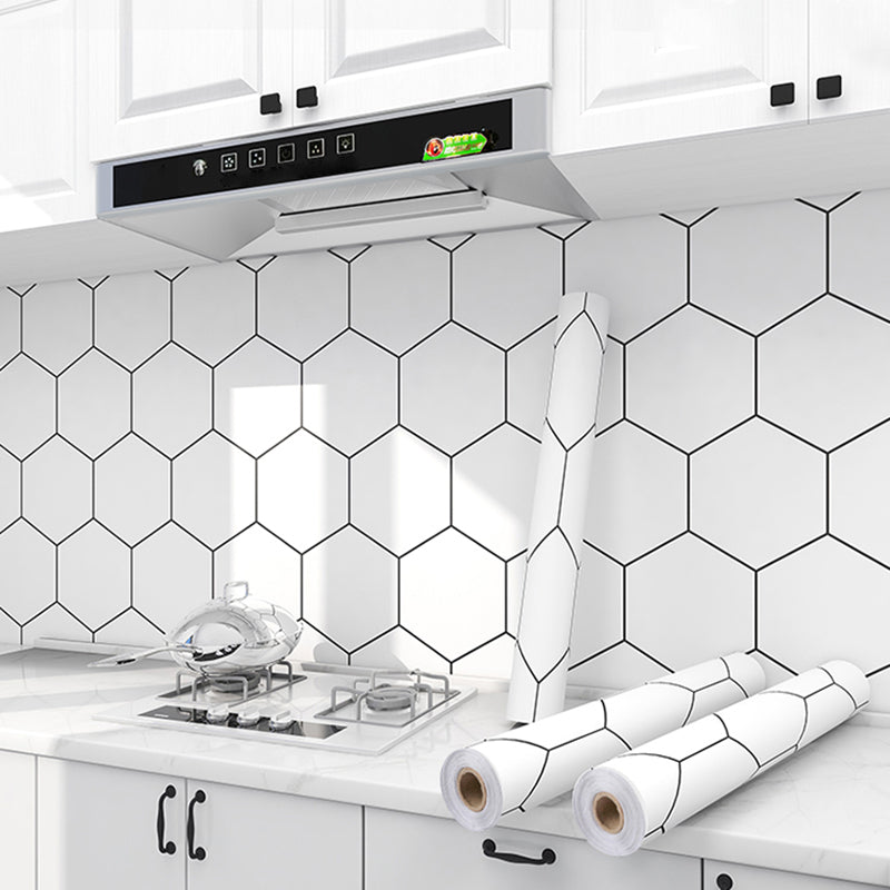 Frendorf | Moderne wasserdichte Mosaikfliese glatte Peel-and-Stick-Rückwandfliese für die Küche