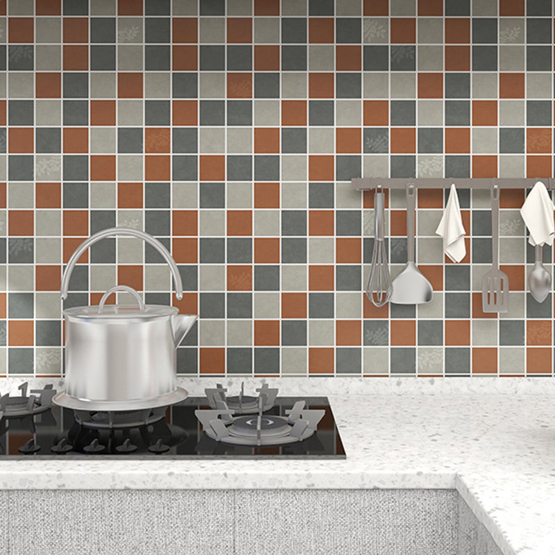 Frendorf | Moderne wasserdichte Mosaikfliese glatte Peel-and-Stick-Rückwandfliese für die Küche