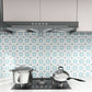 Frendorf | Moderne wasserdichte Mosaikfliese glatte Peel-and-Stick-Rückwandfliese für die Küche