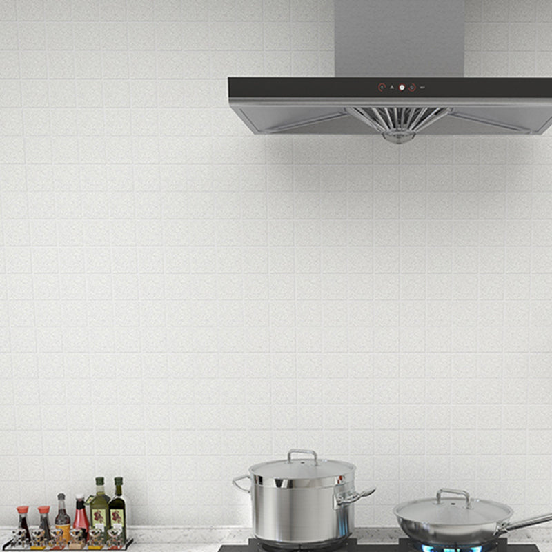 Frendorf | Moderne wasserdichte Mosaikfliese glatte Peel-and-Stick-Rückwandfliese für die Küche