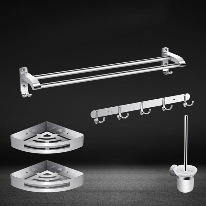 Frendorf | Modernes Silber Badbeschläge Set Metall Badezimmer Zubehör Kit