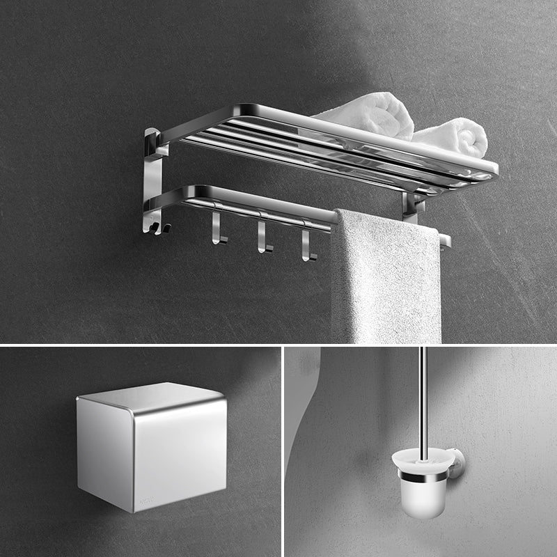 Frendorf | Modernes Silber Badbeschläge Set Metall Badezimmer Zubehör Kit