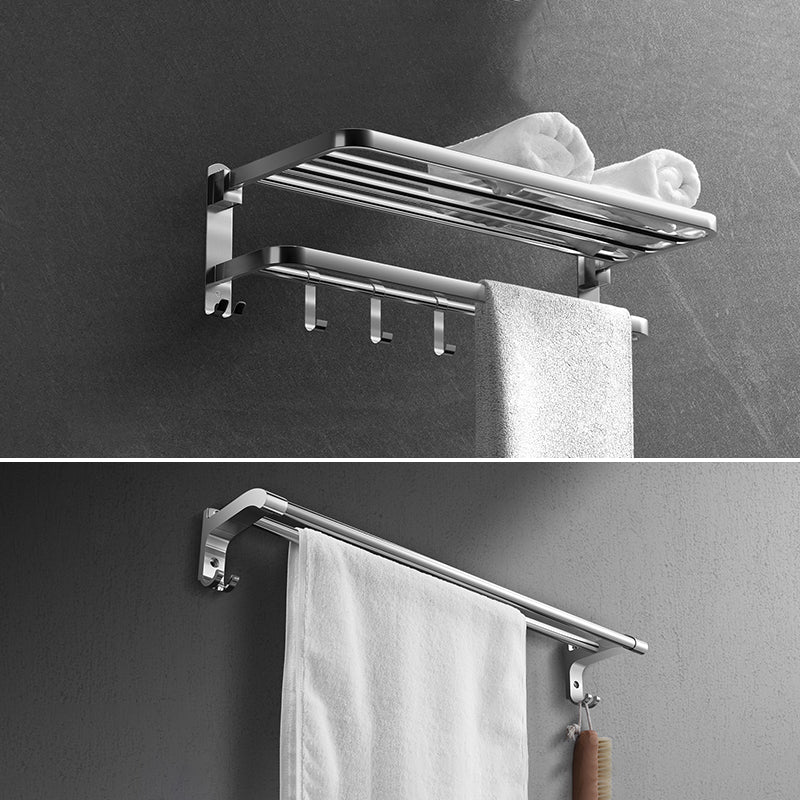 Frendorf | Modernes Silber Badbeschläge Set Metall Badezimmer Zubehör Kit